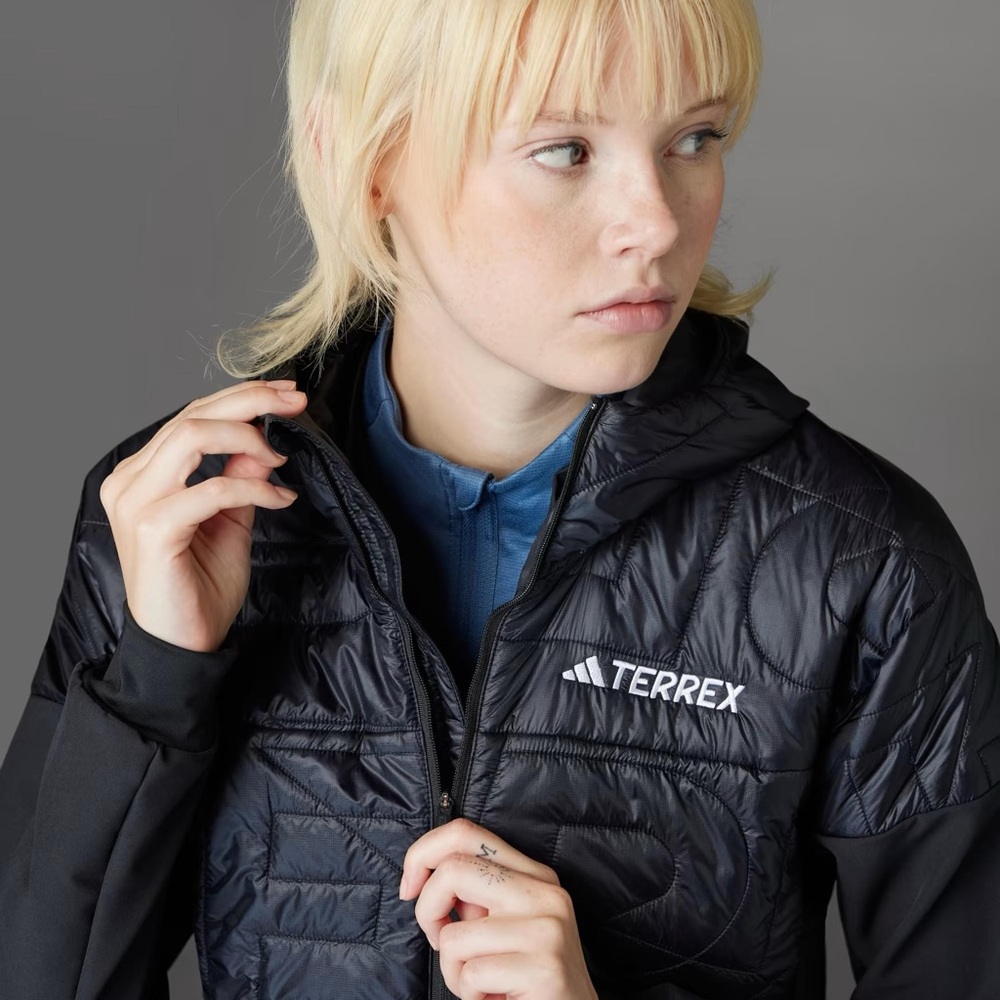 ADIDAS TERREX XPERIOR VARILITE HYBRID INSULATED FRONT LIGHT BREATHABLE JACKET - Picture 6 of 13